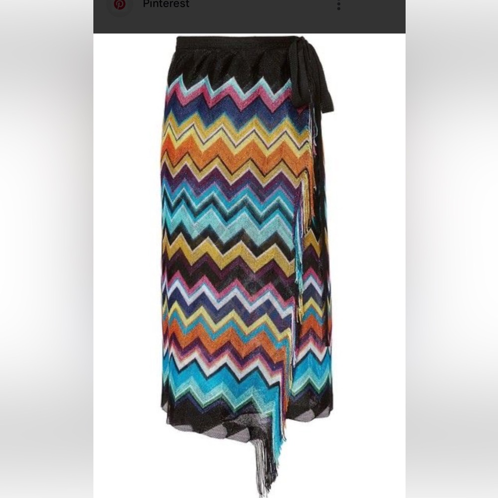 Missoni wrap cover up Skirt